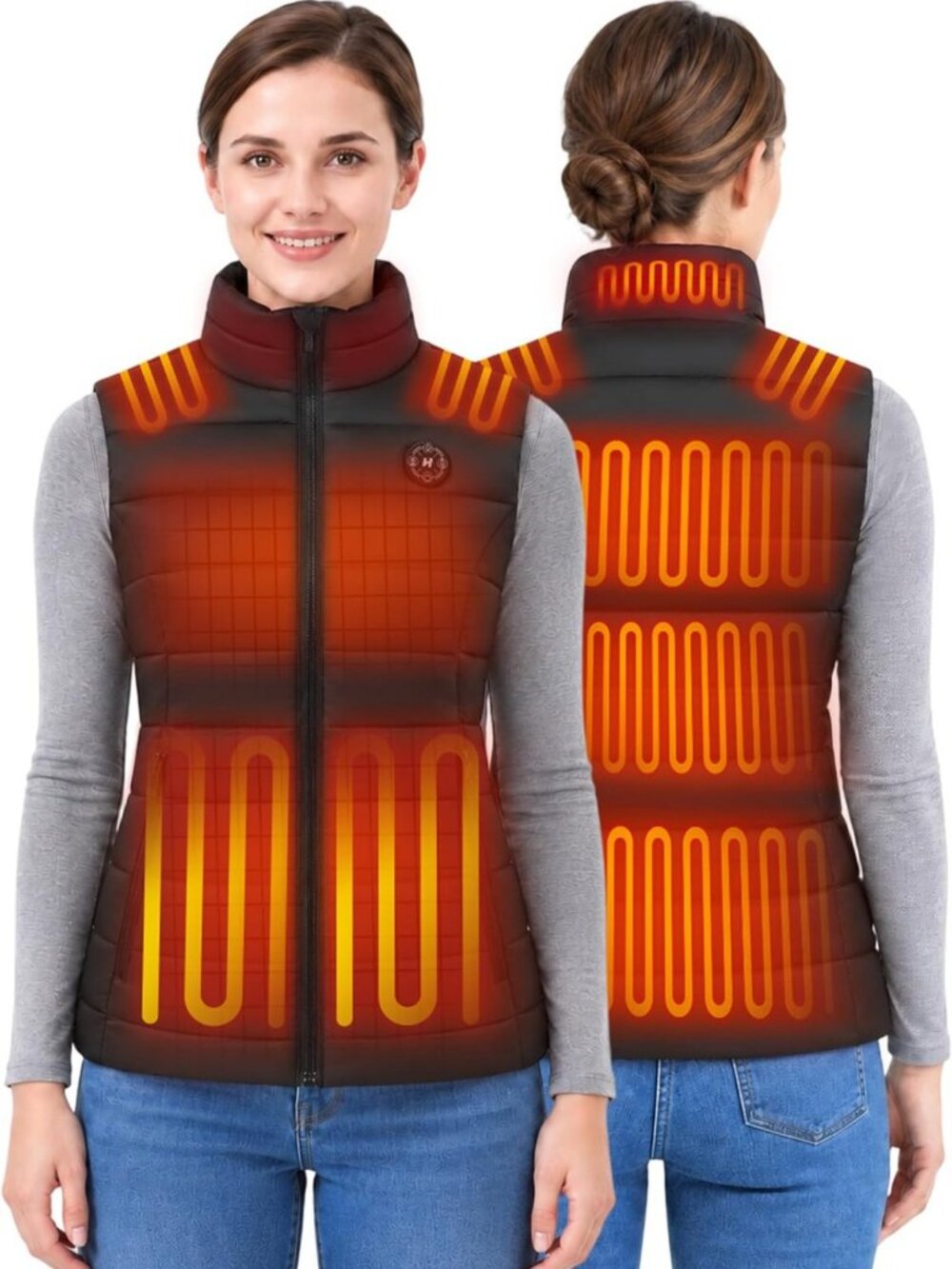 Cozy Heated Vest for Women, Battery Pack Included, 16000mAh for Outdoor